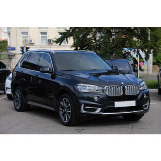 Barres longitudinales de toit OEM intégrées chromées (Aluminium) BMW X5 F15 2013-2018 photo 1