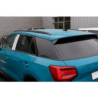 Barres longitudinales de toit intégrées noires OEM (Aluminium, montage par collage) Audi Q2 2016- photo 1