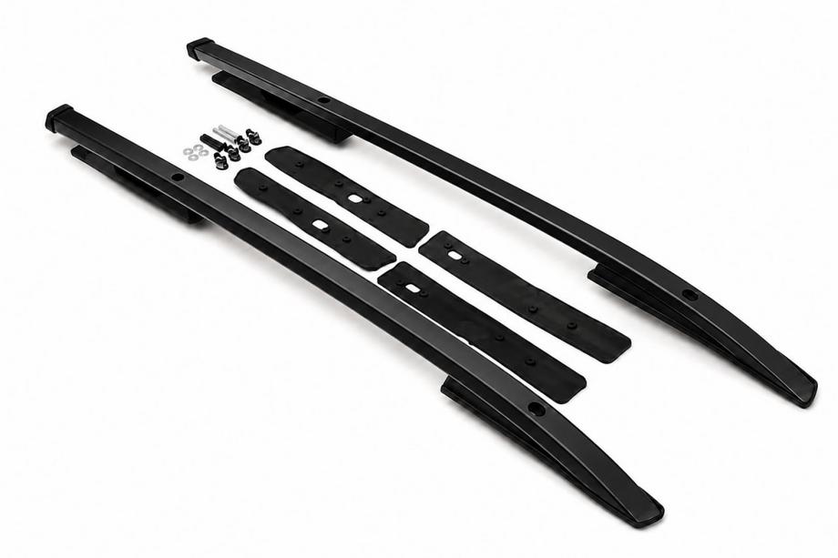 Mitsubishi L200 2015-2024 Rails de toit OEM noirs (aluminium) Image