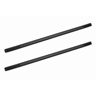 Rails de toit OEM noirs (plastique ABS, montage par collage) Toyota Hilux 2015-