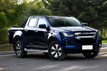 Isuzu D-Max 2011-2019 Barres longitudinales de toit noires OEM (Aluminium) photo 1
