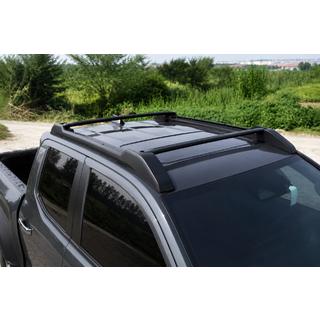 Barres longitudinales de toit avec barres transversales noires OEM (Aluminium) photo 1