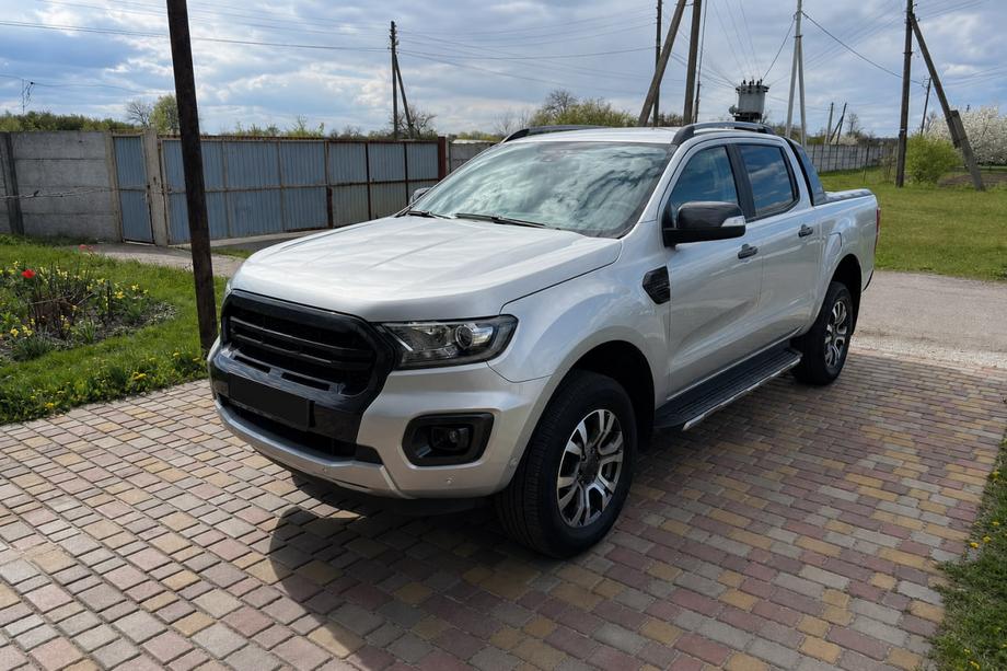 Ford Ranger 2011–2022 Rails de toit OEM gris (plastique ABS, montage par collage) Photo 1