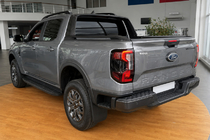 Ford Ranger 2022- Barres longitudinales de toit noires OEM (Aluminium) photo 2
