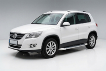Volkswagen Tiguan 2007-2016 Marchepieds Latéraux Allmond White (2 pcs, Aluminium) photo 1