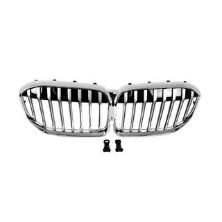 Grilles de calandre type haricots 1 barre (2019-2022, Chrome) photo 3