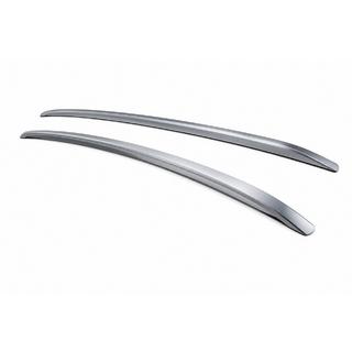 Barres longitudinales de toit integrees chromees OEM (Aluminium, pose par collage)