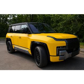 Barres longitudinales de toit intégrées noires OEM (Aluminium) BYD Yangwang U8 2023–