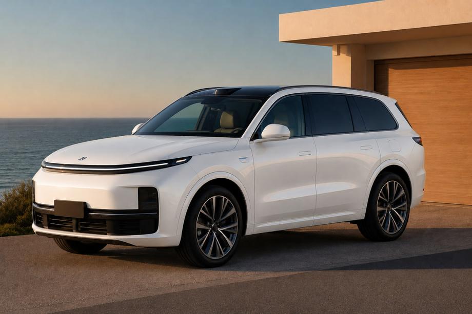 Li Auto L7 Barres longitudinales de toit intégrées noires OEM (Aluminium) Image