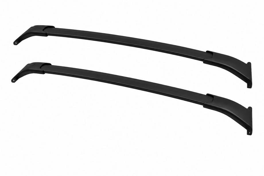 Chevrolet Tahoe 2014-2019 Barres de toit transversales noires pour rails de toit OEM (Aluminium) Photo 1