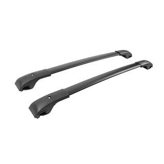 Barres de toit transversales noires pour rails de toit OEM (Aluminium) Jeep Renegade 2014- photo 3