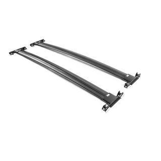 Barres de toit transversales noires pour rails de toit OEM (Aluminium) Toyota Land Cruiser 200 2007-2021 photo 2