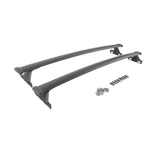 Barres de toit transversales noires pour rails de toit intégrés OEM (Aluminium) photo 3