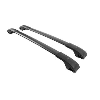 Barres de toit transversales noires pour barres longitudinales OEM V1 (Aluminium) photo 2