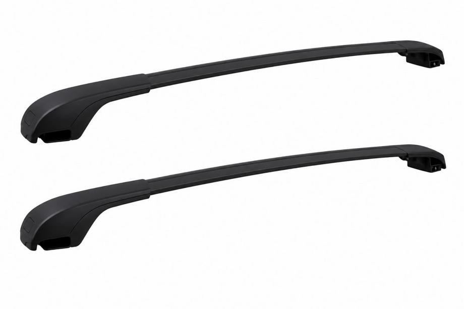 Ford Bronco Sport 2020– Barres de toit transversales noires pour barres longitudinales OEM V1 (Aluminium) Photo 1