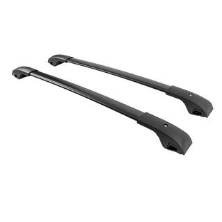 Barres de toit transversales noires pour rails de toit OEM (Aluminium) Volkswagen Atlas (Terramont) 2016- photo 2