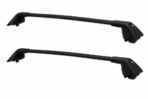 Ford Bronco Sport 2020– Barres de toit transversales noires pour rails de toit OEM V2 (Aluminium) photo 1