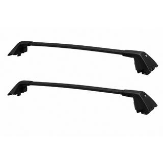 Barres de toit transversales noires pour rails de toit OEM V2 (Aluminium) Ford Bronco Sport 2020–