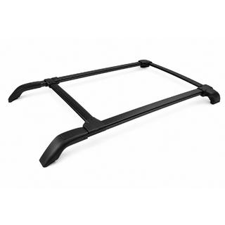 Rails de toit avec barres transversales noirs OEM V1 (Aluminium)