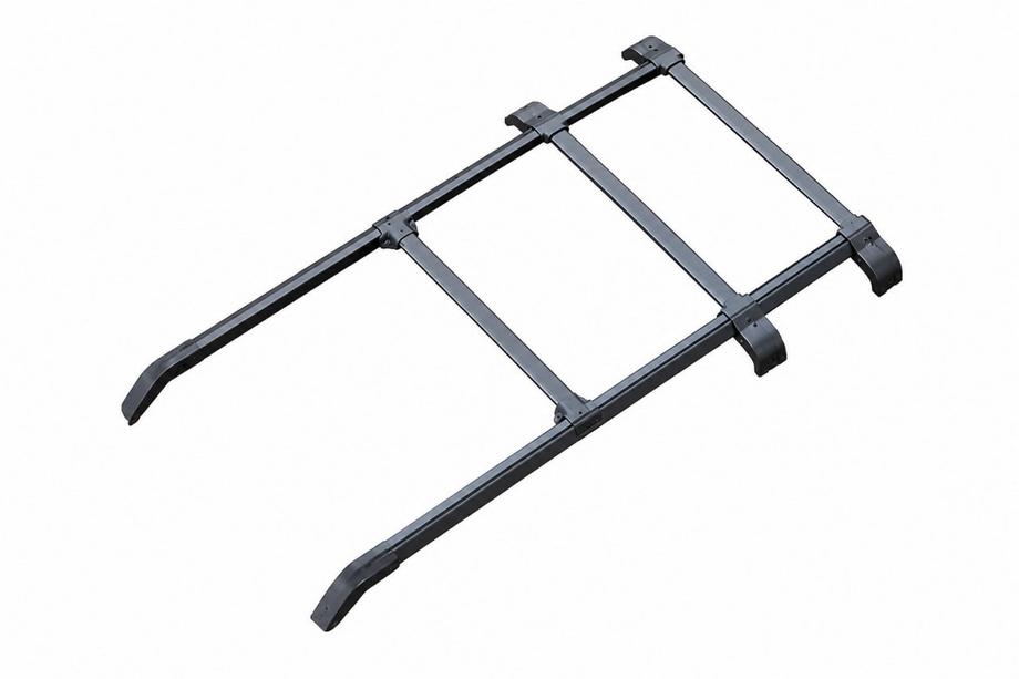 Ford Bronco 2021- Barres de toit longitudinales avec traverses noires OEM V2 (Aluminium) Photo 1