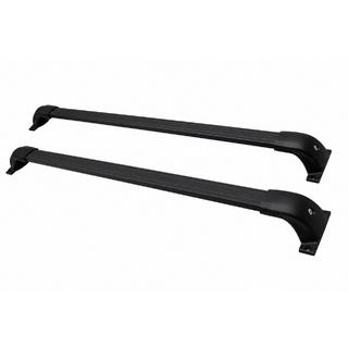 Barres de toit transversales noires pour rails de toit OEM (Aluminium) Chevrolet Tahoe 2020-