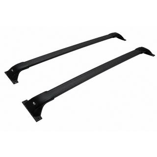 Barres de toit transversales noires pour rails intégrés OEM (pour GRAND, aluminium) Toyota Highlander 2019-