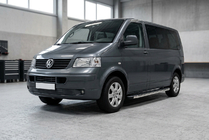 Volkswagen T5 Transporter 2003-2010 Marchepieds Latéraux BlackLine (2 pcs, Aluminium) Empattement Court photo 3