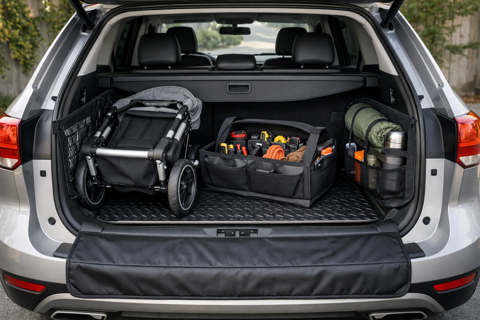 Comment garder un coffre plus propre si vous transportez poussette, outils ou équipement
