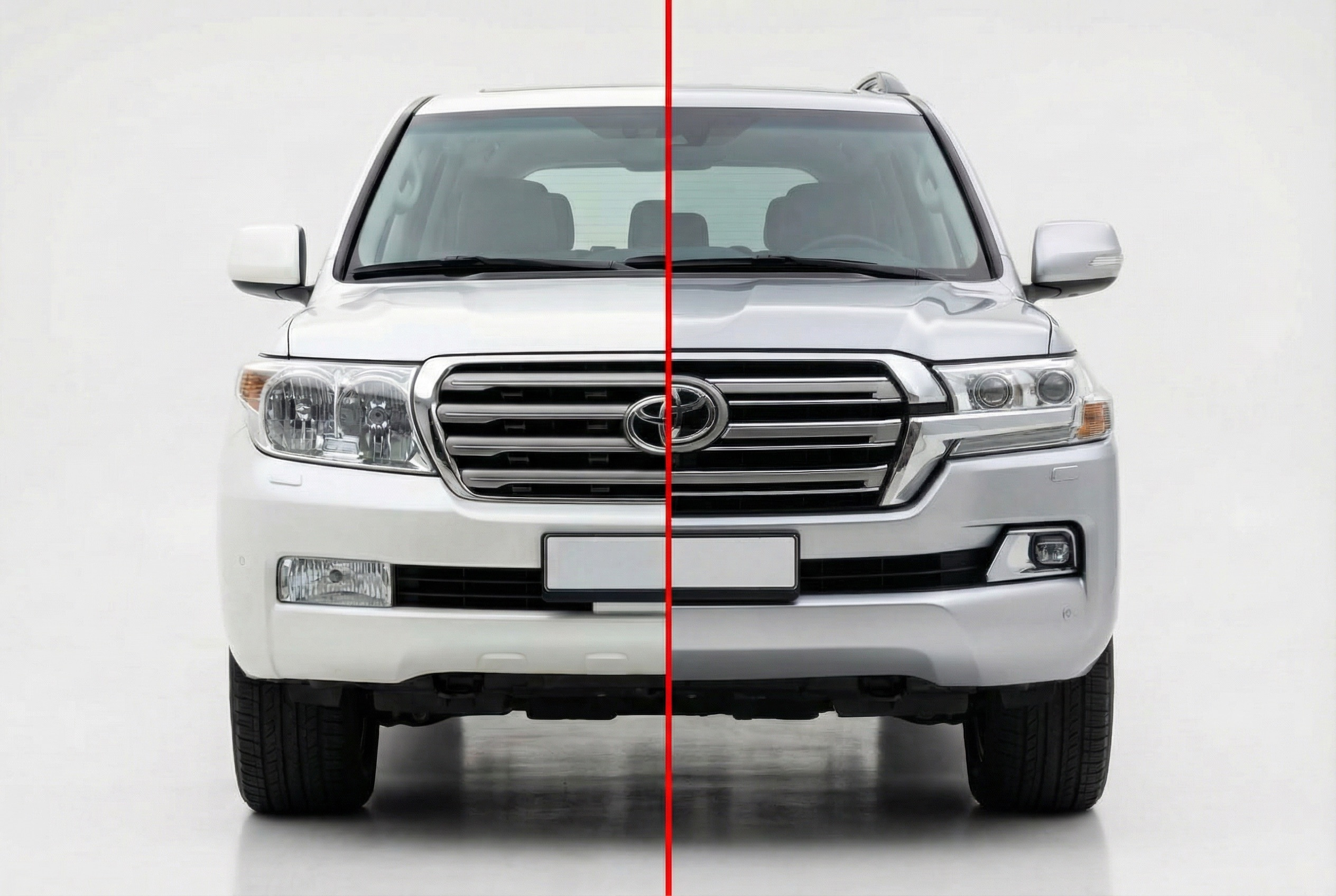 Restylage Toyota Land Cruiser 200 2007–2015 vers 2016+ : changements et contenu du kit