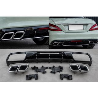 Diffuseur arrière avec embouts d’échappement chromés (2015-2018, Design GT63) photo 1
