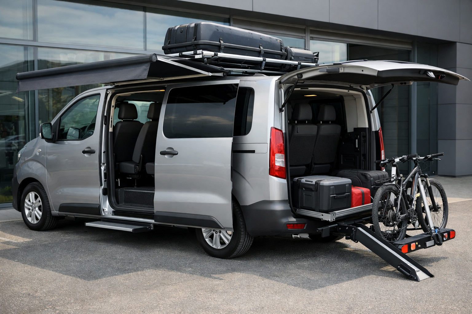 Que monter sur un van pour faire monter les passagers et charger facilement