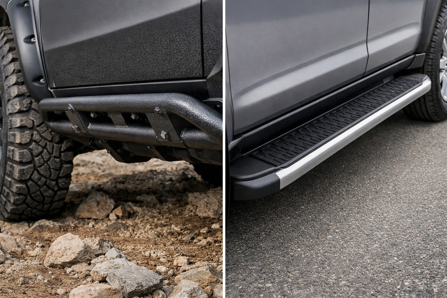 Rock sliders ou marchepieds : que choisir sans en faire trop