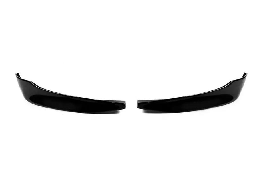 BMW 3 Series E90/E91 2005-2011 Déstockage Flaps de lèvre avant DPT (pour E90 Base 2005-2008, noir brillant, 2 pcs) Photo 1