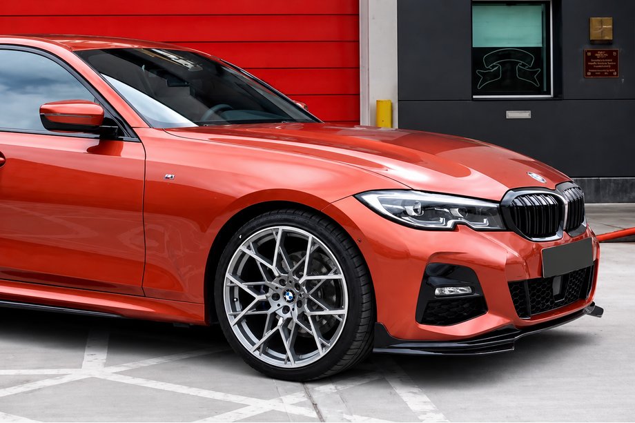 BMW 3 Series G20/G21 2018- Lame de pare-chocs avant MP-Style (pour M-Sport 2018-2022, ABS) Photo 4