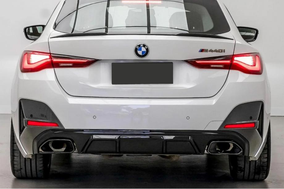 BMW 4 Series G22/23/26 2020- Diffuseur de pare-chocs arrière avec embouts d’échappement (pour G26 M-Sport) Photo 7