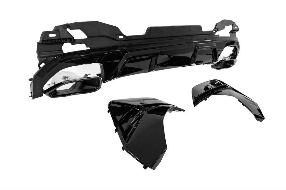 BMW 4 Series G22/23/26 2020- Diffuseur de pare-chocs arrière avec embouts d’échappement (pour G26 M-Sport) Photo 11