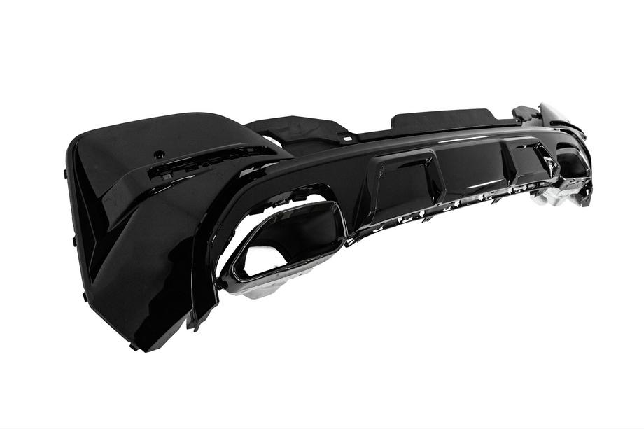 BMW 4 Series G22/23/26 2020- Diffuseur de pare-chocs arrière avec embouts d’échappement (pour G26 M-Sport) Photo 14