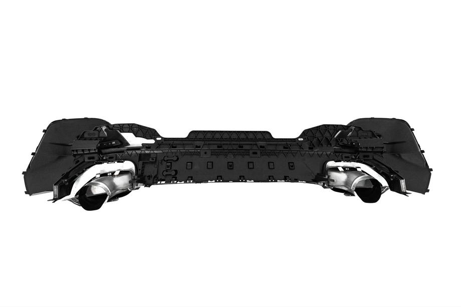 BMW 4 Series G22/23/26 2020- Diffuseur de pare-chocs arrière avec embouts d’échappement (pour G26 M-Sport) Photo 15