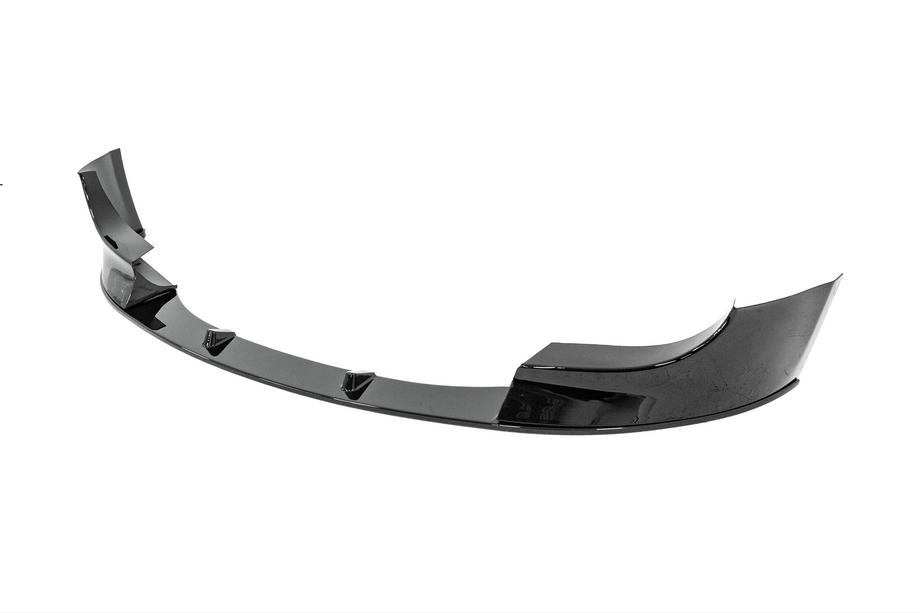 BMW 5 Series E60/E61 2003-2010 Lame de pare-chocs avant (pour M5, noir brillant) Photo 3