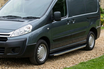 Fiat Scudo 2007-2015 Marchepieds Latéraux BlackLine (2 pcs, Aluminium) photo 1