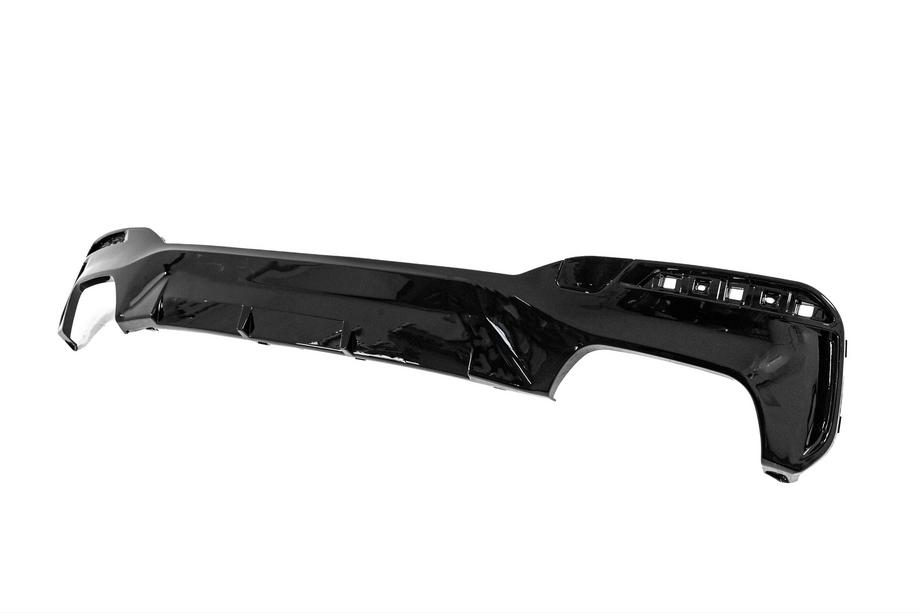 BMW Série 5 G30/G31 2017–2023 Diffuseur de pare-chocs arrière MP-Style (pour M-Sport/M5 F90, ABS) Photo 2