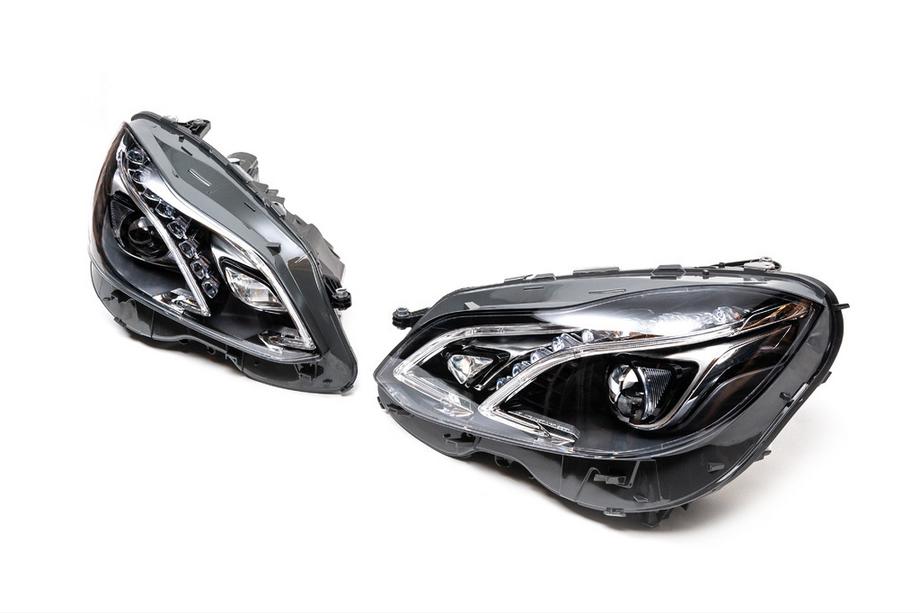 Mercedes E-class W212 2009-2016 Phares avant (2 pcs, restylage, sans boîtiers, pour véhicules avec optiques halogènes d’origine) Photo 4