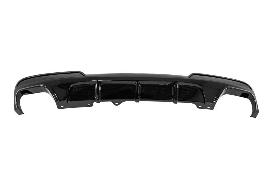 BMW 5 Series F10/F11 2010–2016 Diffuseur de pare-chocs arrière pour double échappement des deux côtés (sorties quadruples) V1 (pour M-Performance) Photo 1