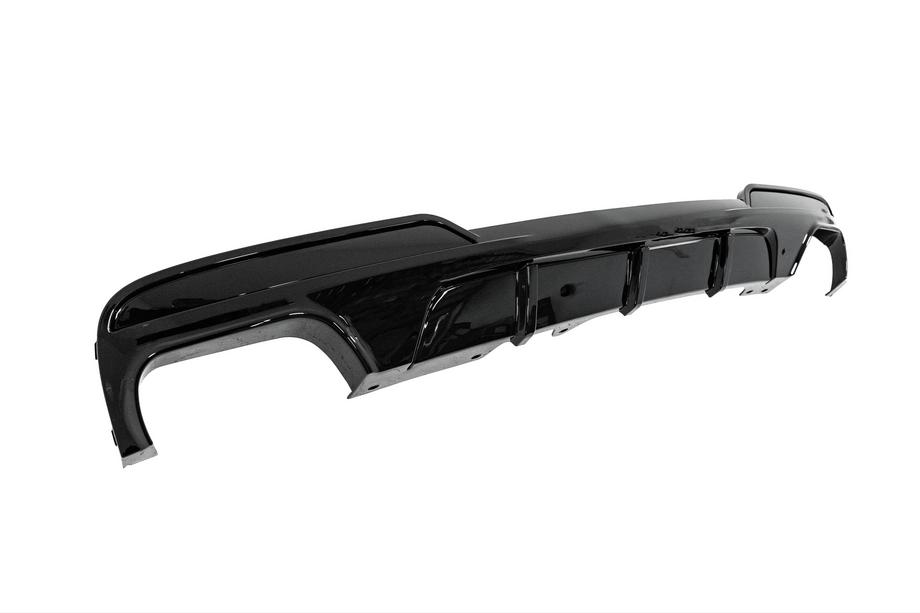 BMW 5 Series F10/F11 2010–2016 Diffuseur de pare-chocs arrière pour double échappement des deux côtés (sorties quadruples) V1 (pour M-Performance) Photo 4