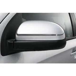 Coques de Rétroviseurs (2 pcs, Inox)