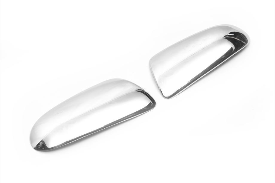 Chevrolet Aveo T250 2005-2011 Coques de Rétroviseurs (2 pcs, Inox) Photo 5