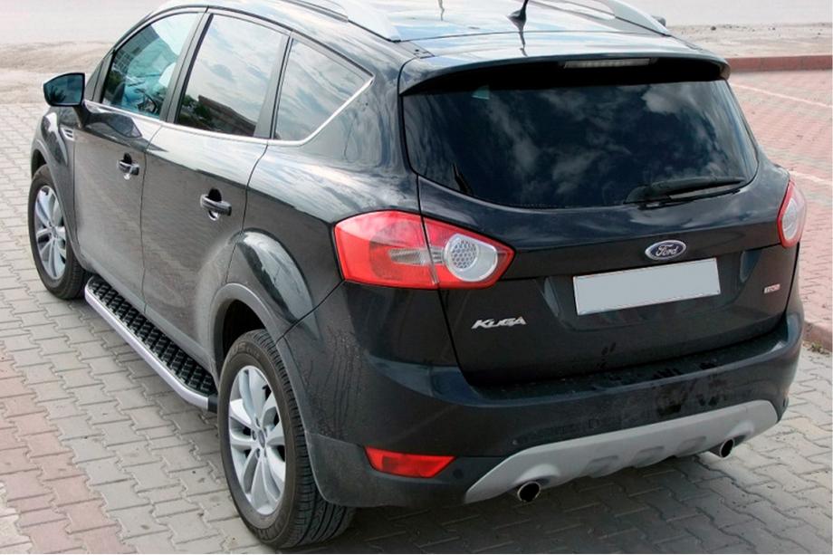 Ford Kuga/Escape 2013-2019 Marchepieds Latéraux BlackLine (2pcs, Aluminium) Image