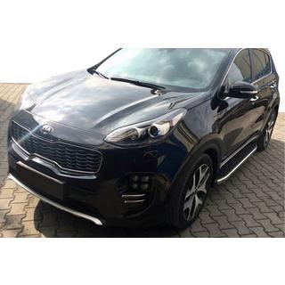 Marchepieds Latéraux BlackLine (2 pcs, Aluminium) Kia Sportage 2010-2015 photo 1