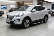 Hyundai Santa Fe 3 2012-2018 Marchepieds Latéraux BlackLine (2 pcs, Aluminium) photo 1