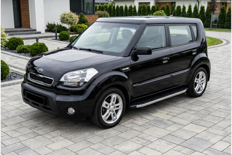 Kia Soul I 2008-2013 Marchepieds Latéraux BlackLine (2 pcs, Aluminium) Image